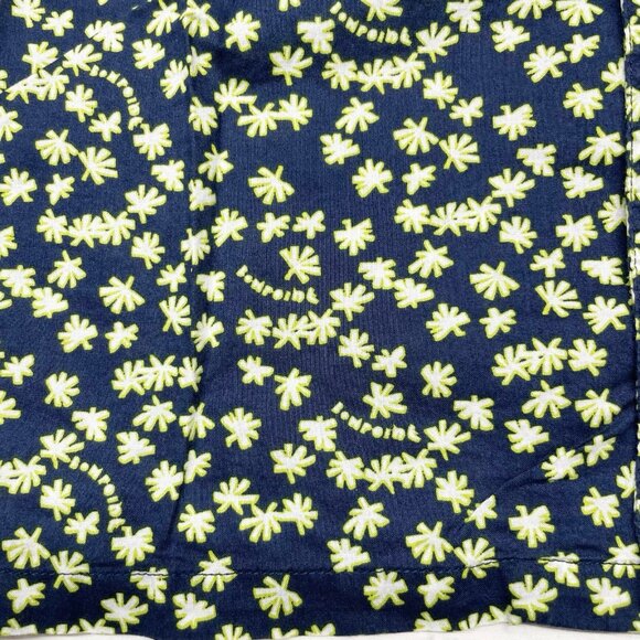 Bonpoint Kids Size 8 Button Up Shirt + Bucket  Hat Set Blue 100% Cotton Tropical - Picture 3 of 9